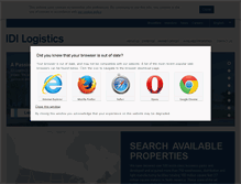 Tablet Screenshot of idilogistics.com